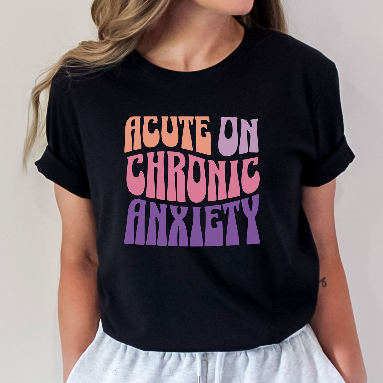 Anxiety Tee | Pink