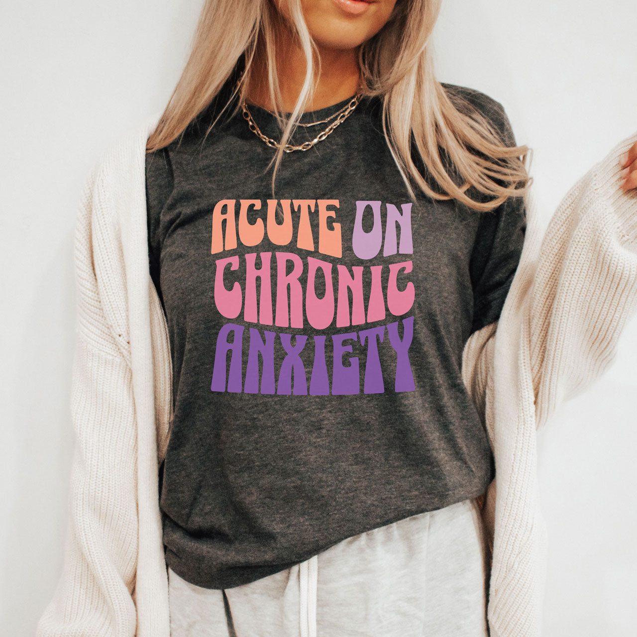 Anxiety Tee | Pink