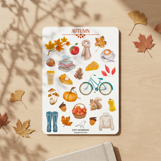 Autumn Sticker Sheet Bundle