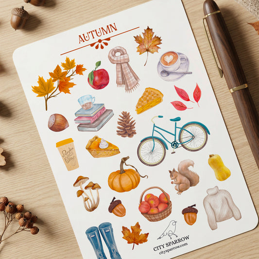 Autumn Sticker Sheet