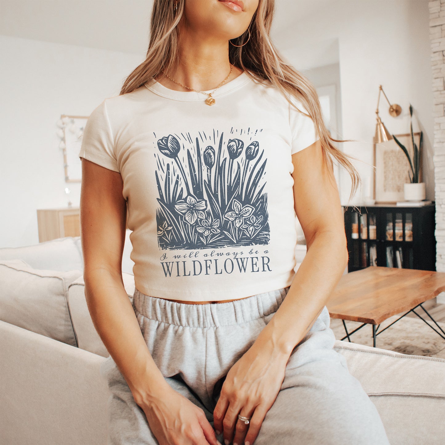 I Will Always be a Wildflower Women's Baby Tee