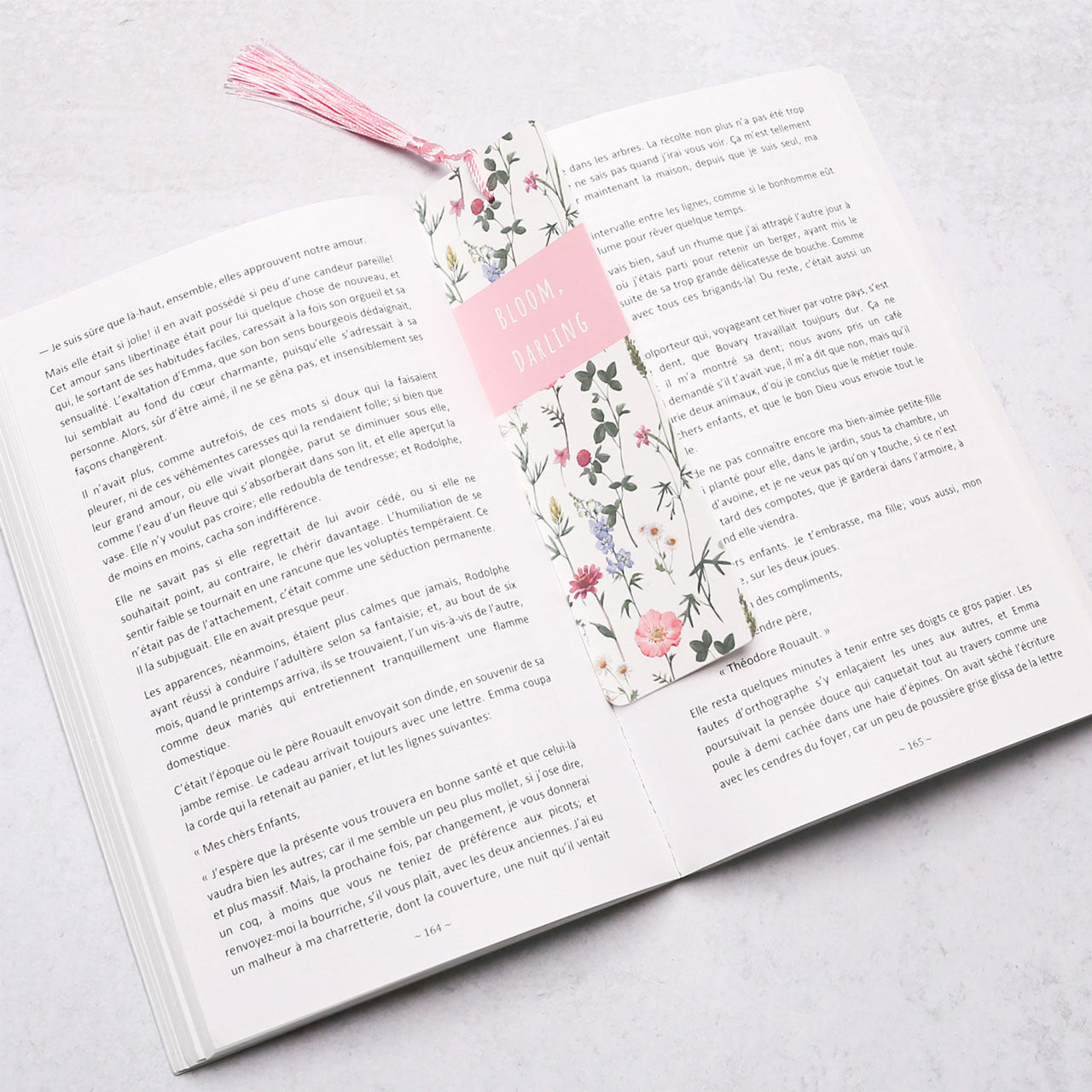 Bloom Floral Bookmark