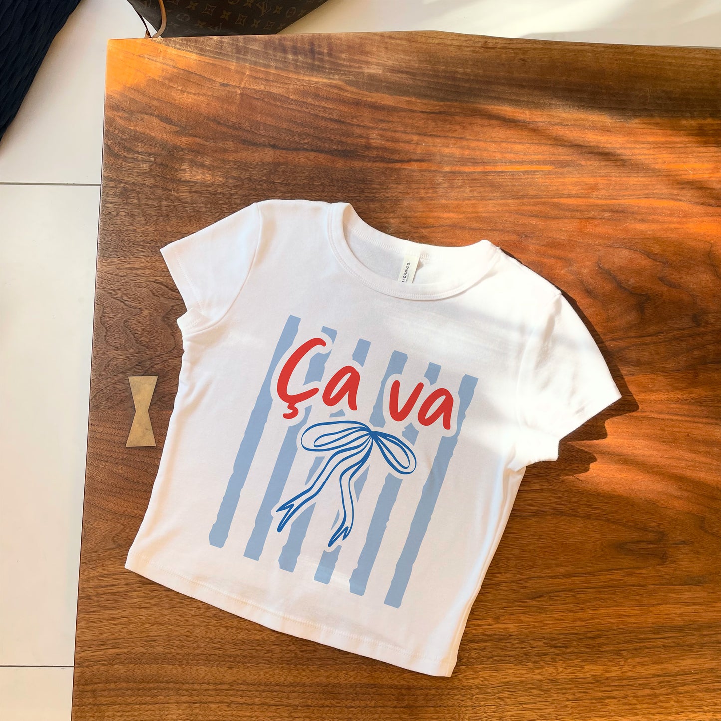 French Ça Va Women's Baby Tee