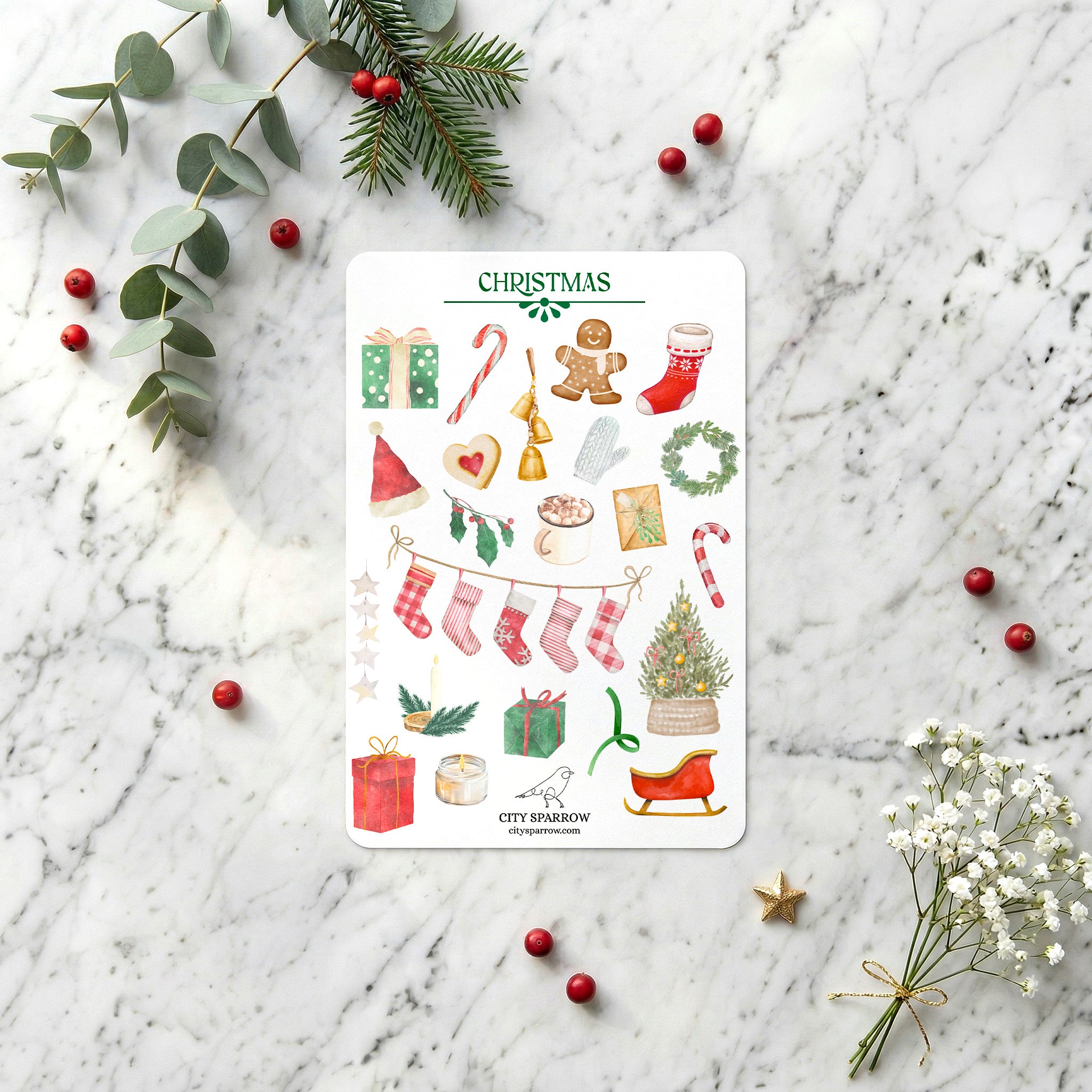 Christmas Sticker Sheet