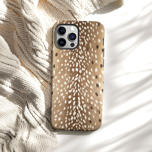 Spotted Fawn Print iPhone Case