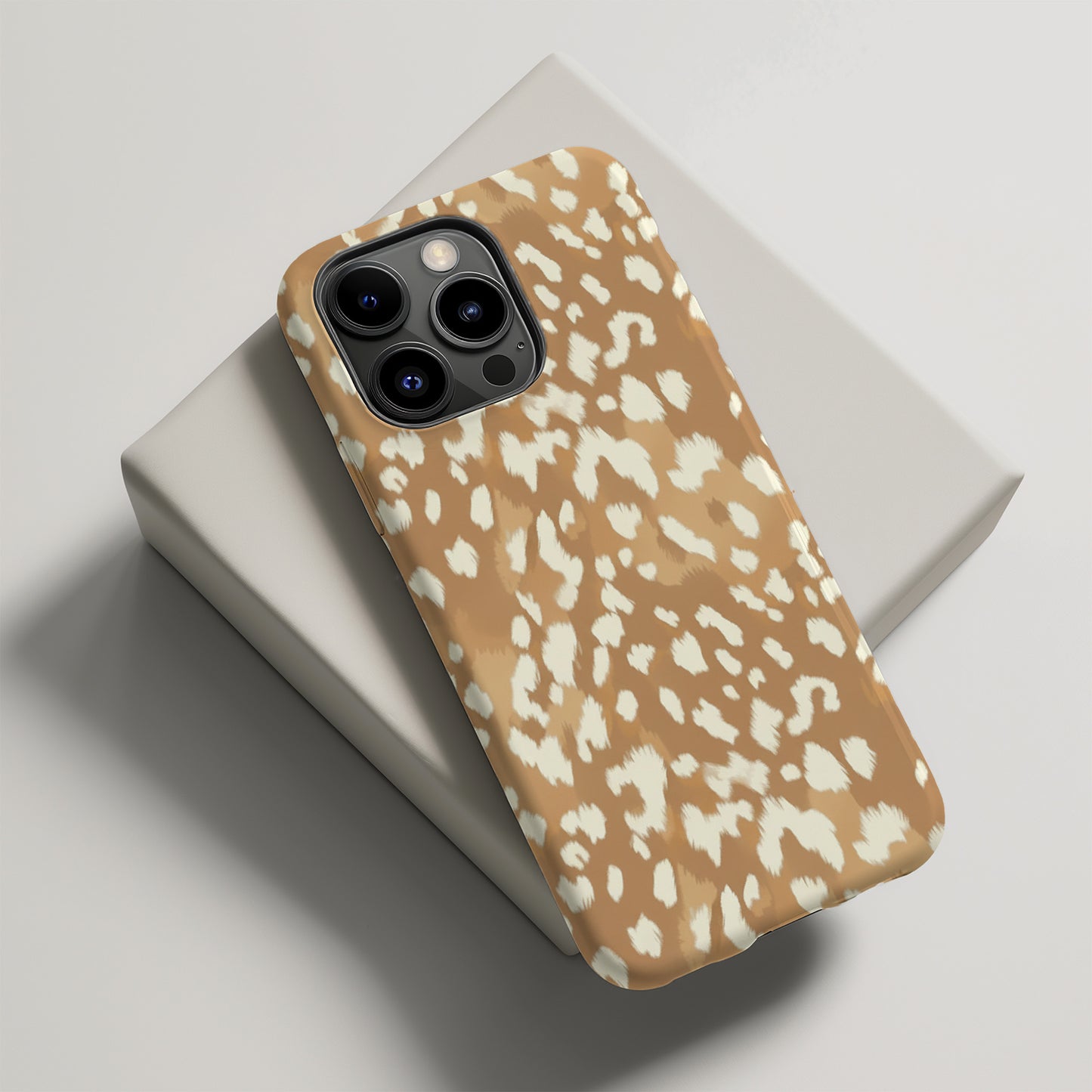 Spotted Fawn Print iPhone Case