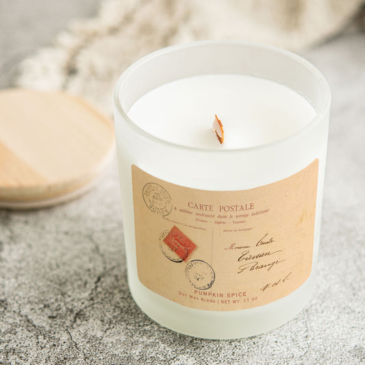 Hand Poured French Postcard Candle |11 oz