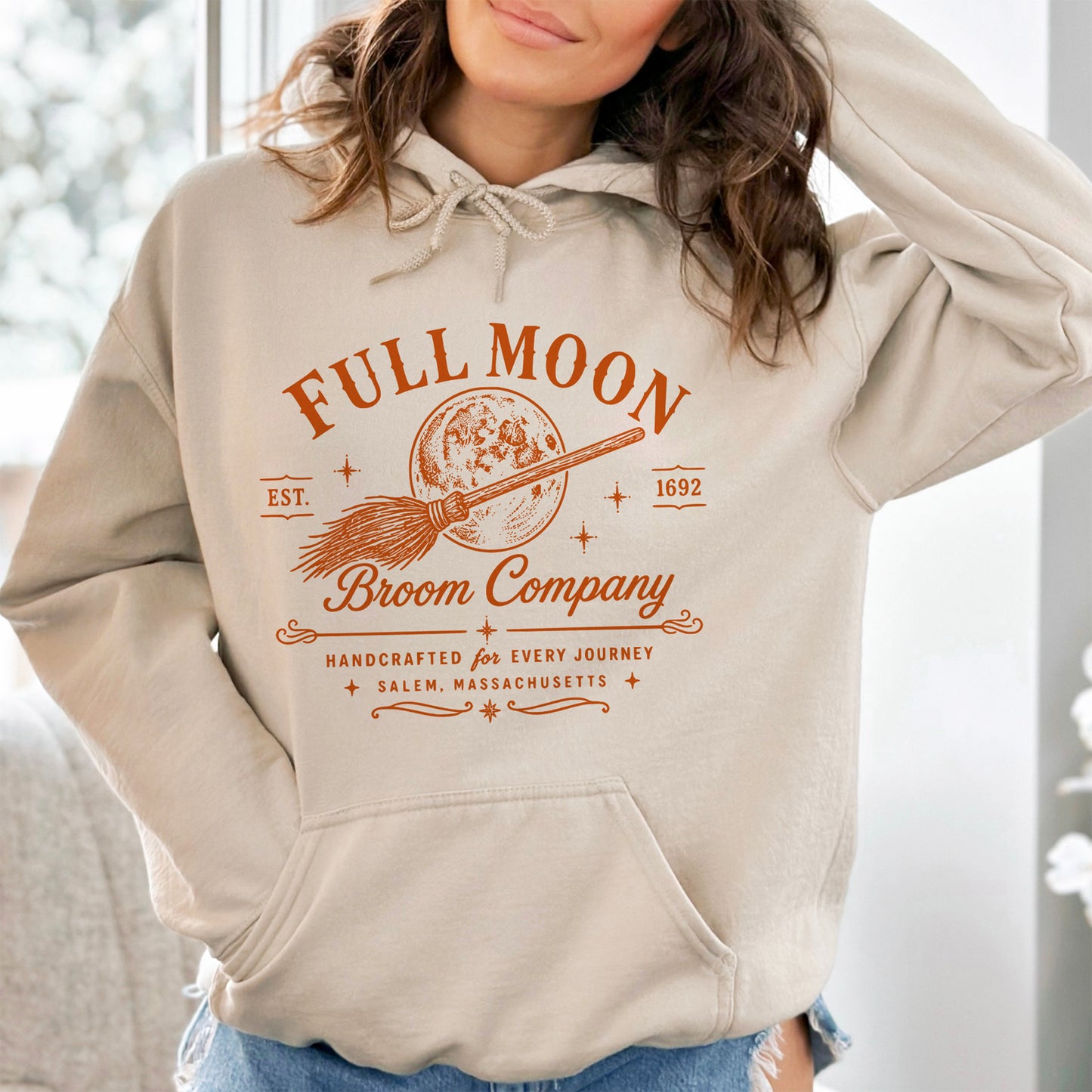 Full Moon Broom Company Hoodie Sweatshirt