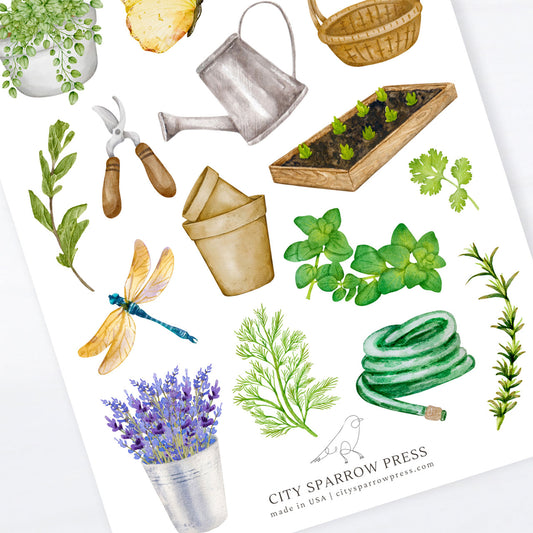 Herb Garden Sticker Sheet