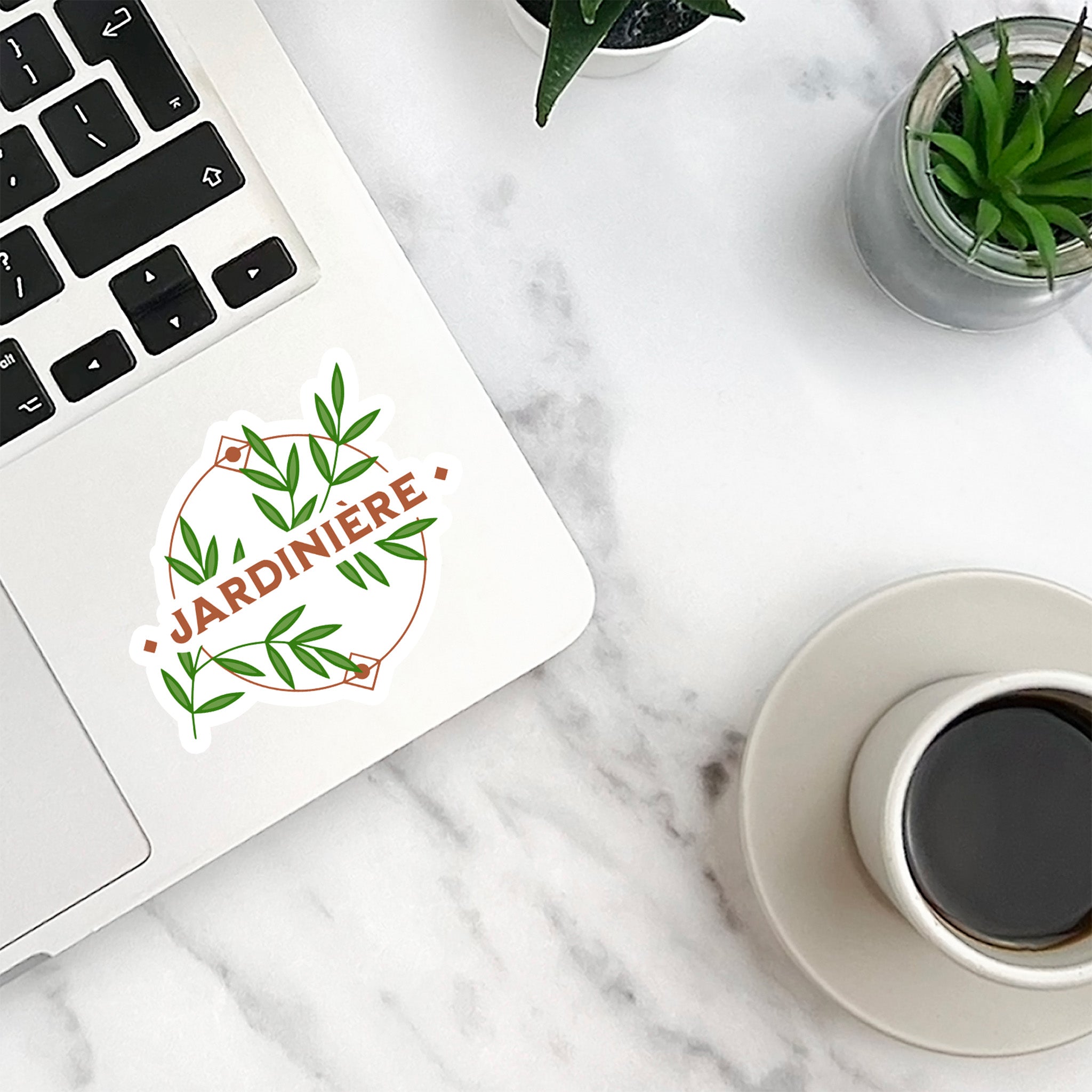 Jardinière Vinyl Decal Sticker