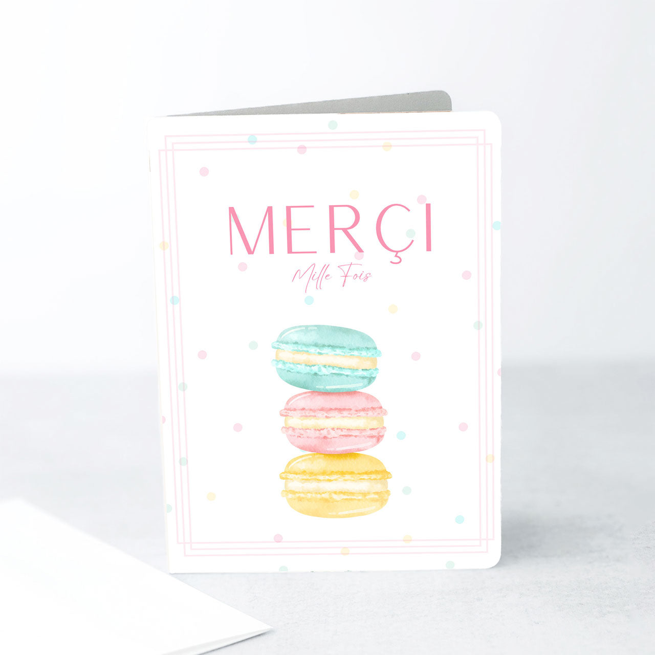 French Macarons Thank You Notes | Set of 6