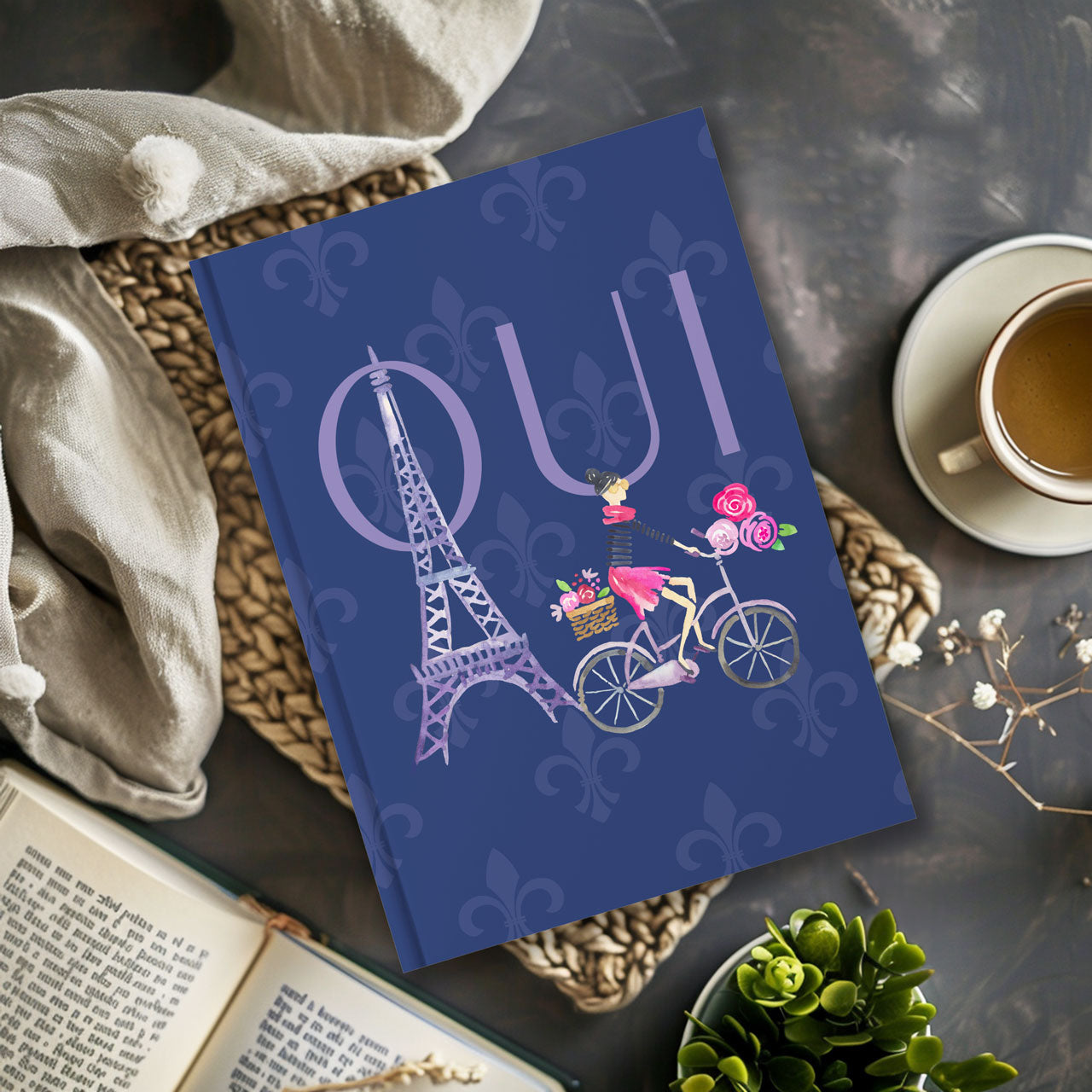 French Oui Hardcover Journal