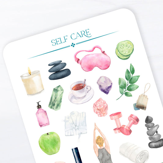 Self Care Sticker Sheet