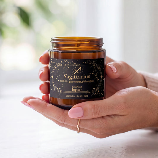 Sagittarius Zodiac Candle