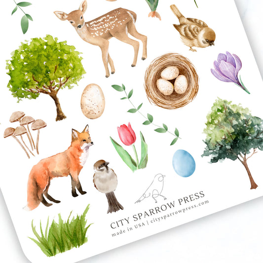 Springtime Sticker Sheet