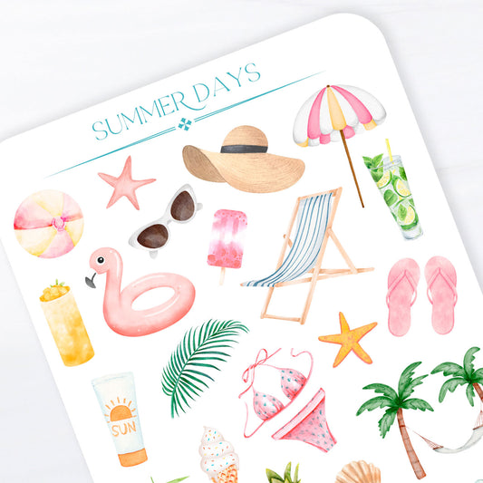 Summertime Sticker Sheet