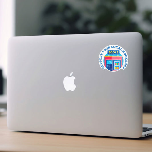 Bookish Laptop Sticker