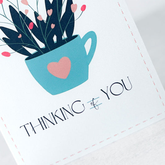 Thinking of You Card, Blank Inside