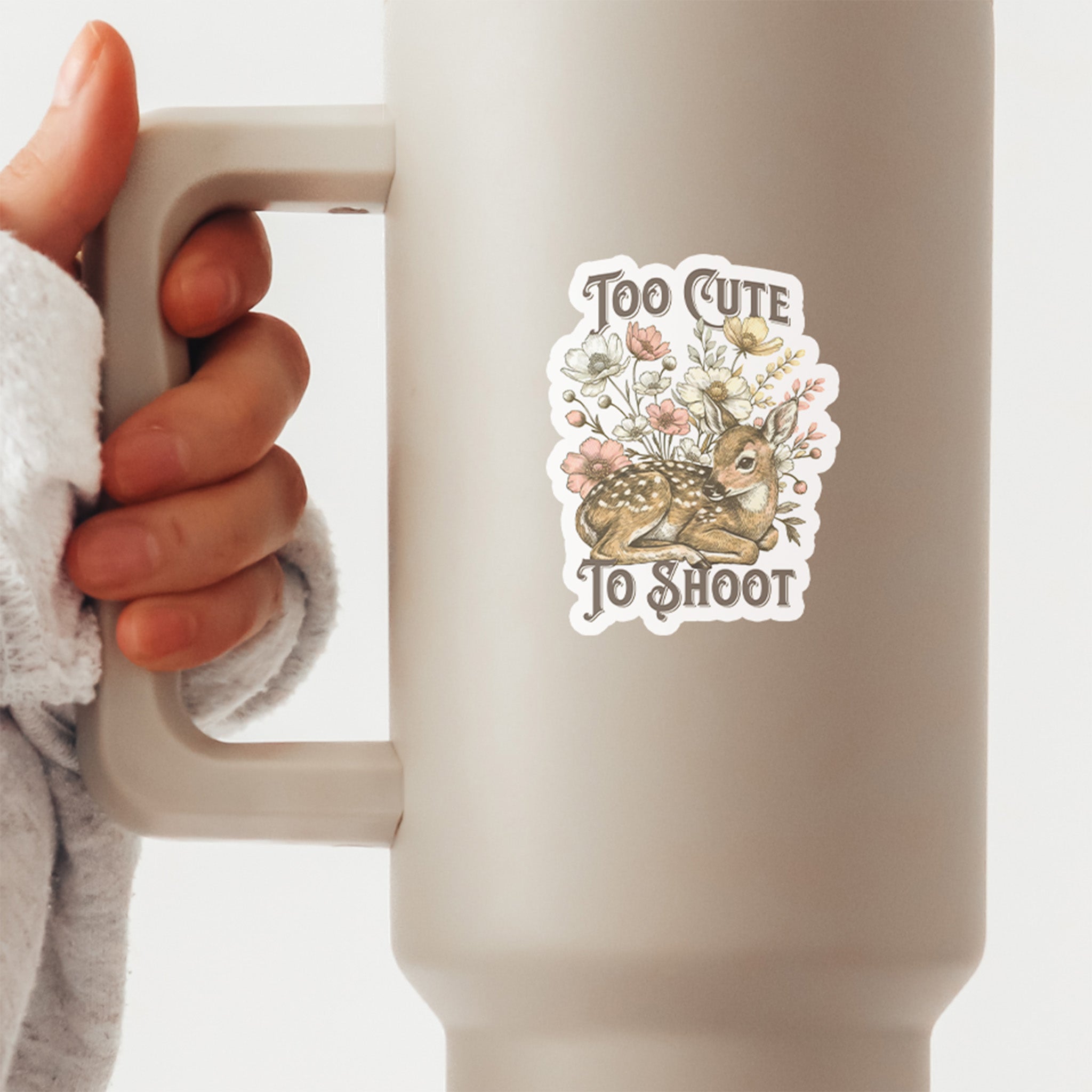 Too Cute Sticker