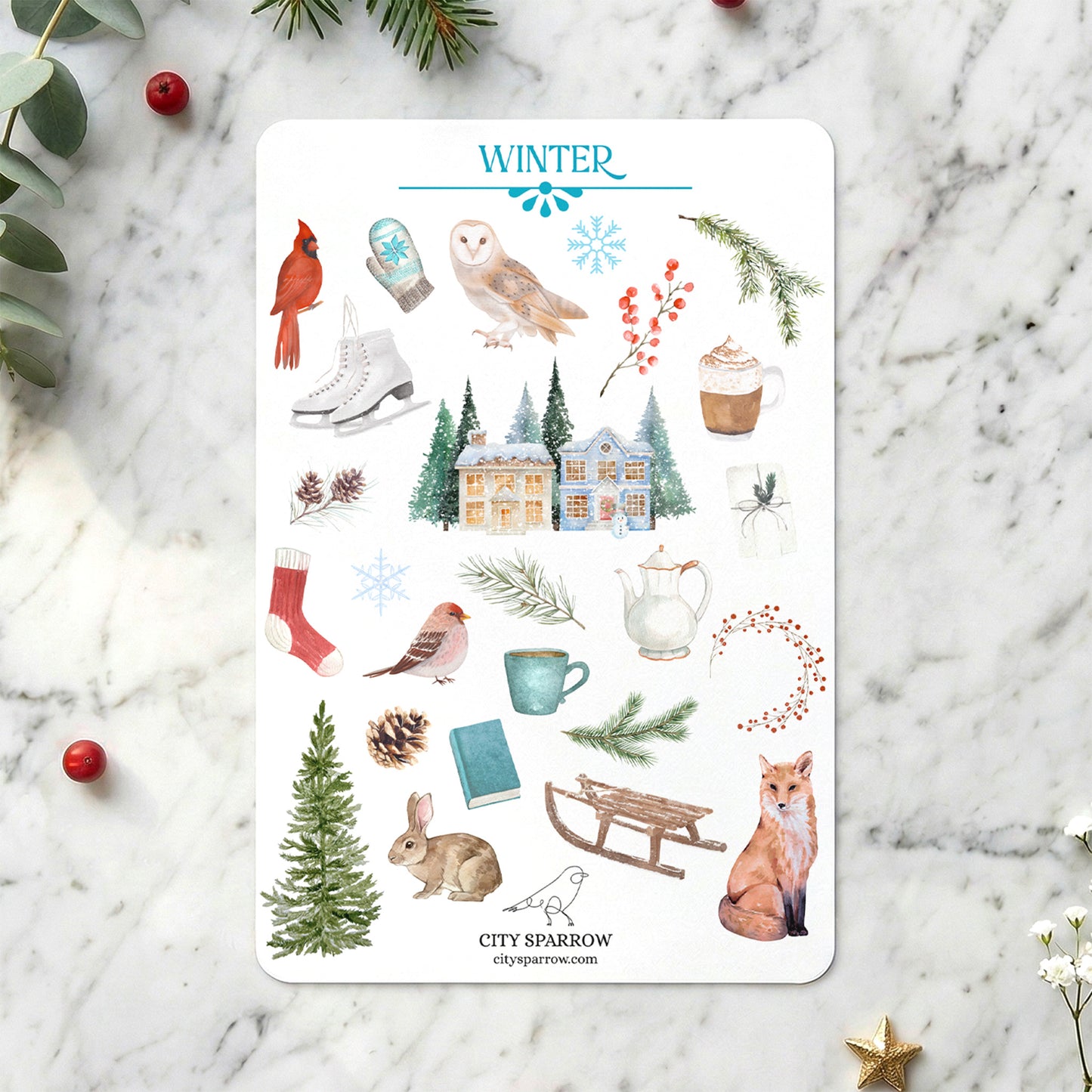 Seasonal Sticker Bundle | Pack of 4