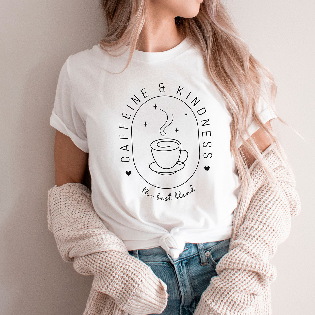 Caffeine and Kindness Tee Shirt