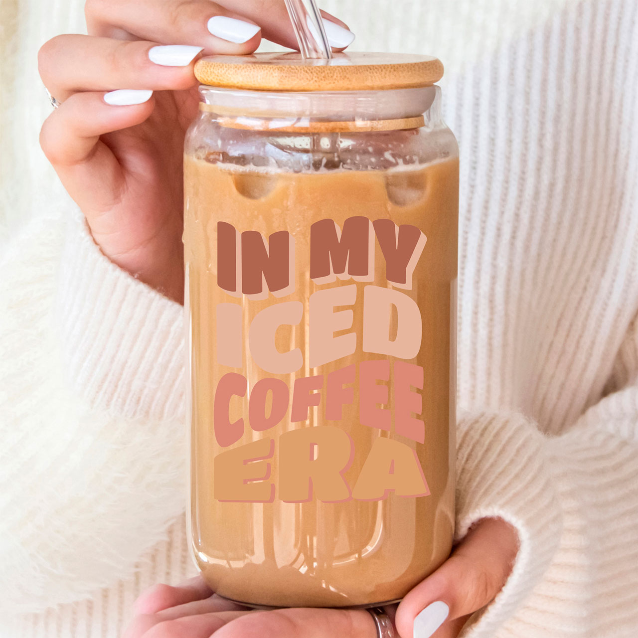 Iced Coffee Era Sipper Glass