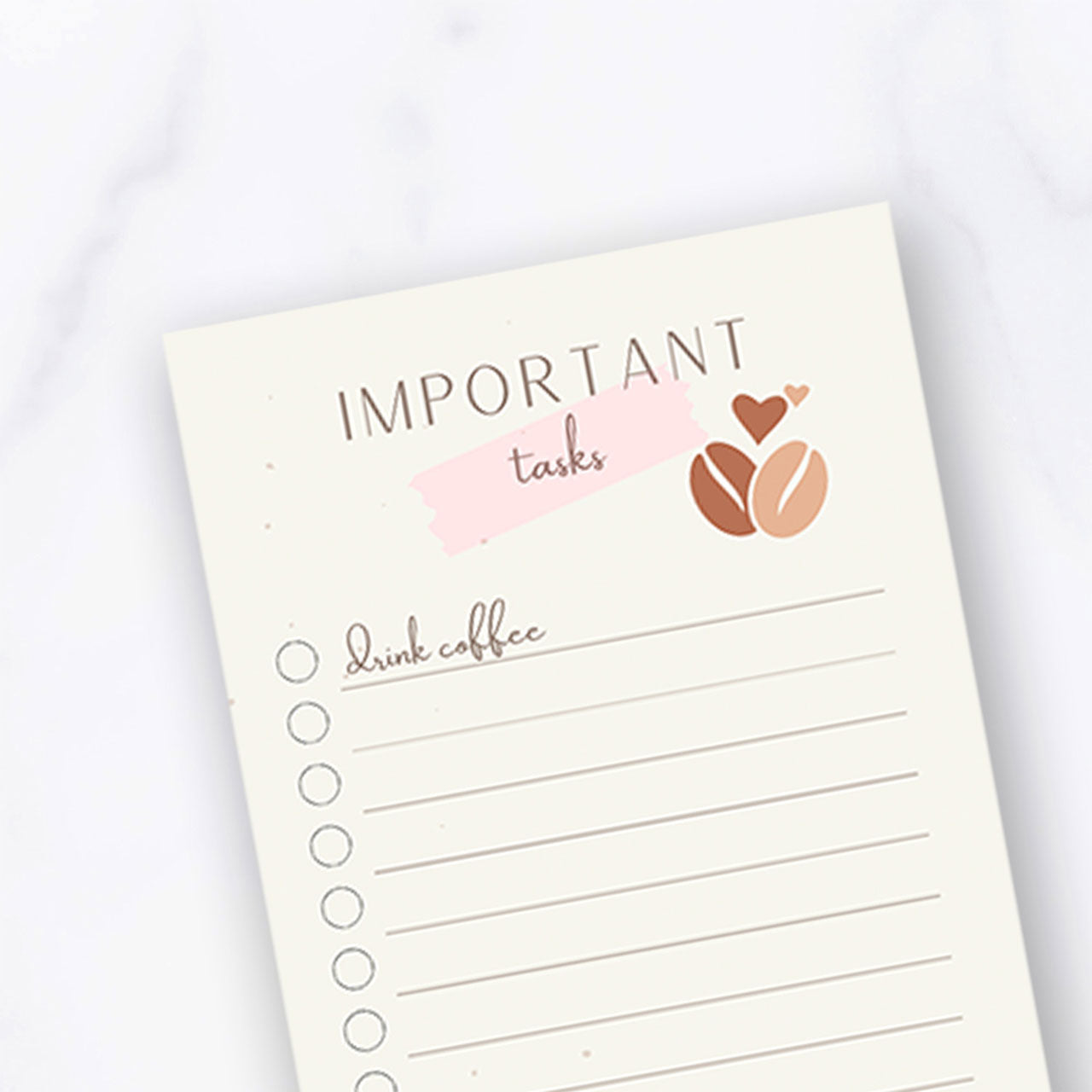 Coffee To Do List