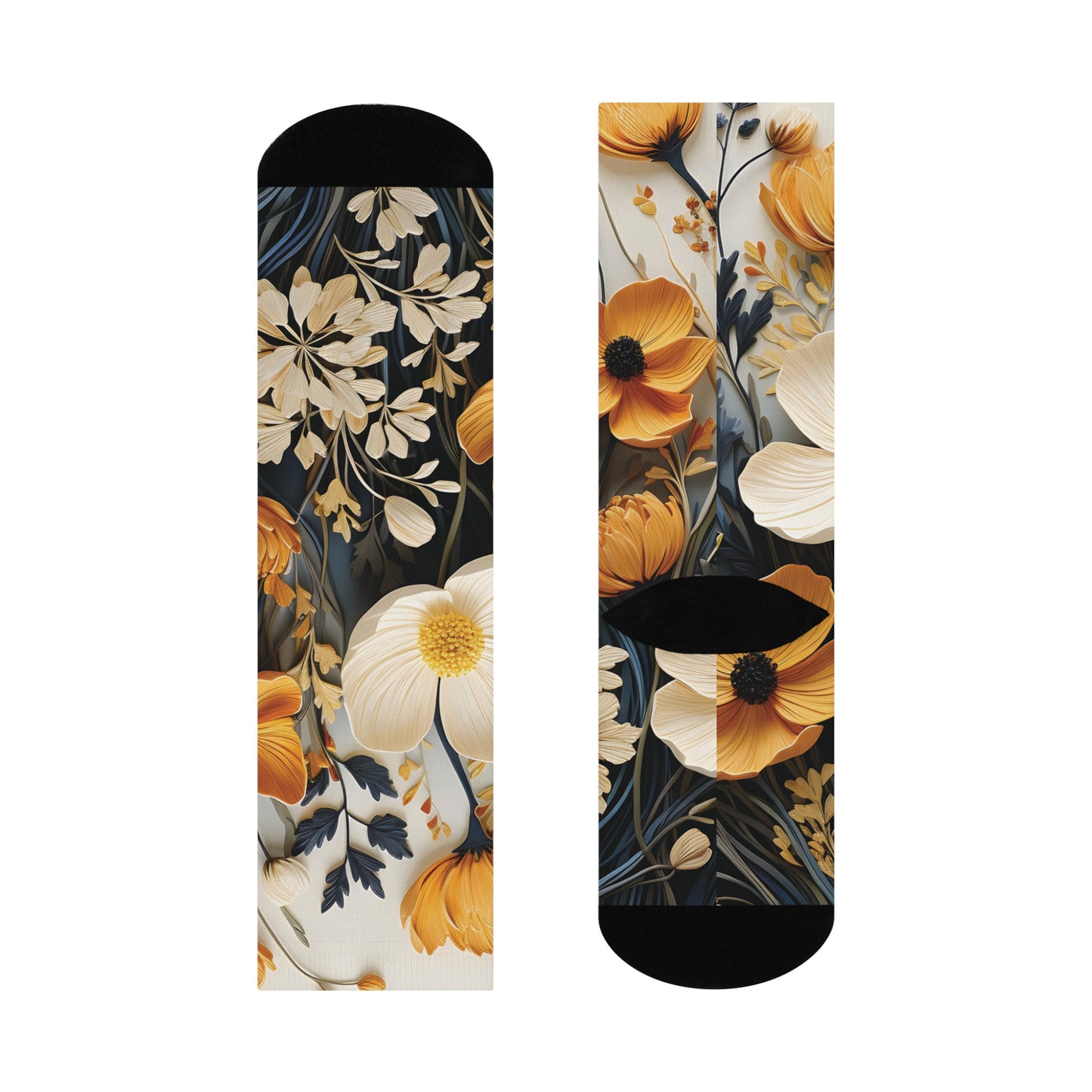 3D Floral Socks