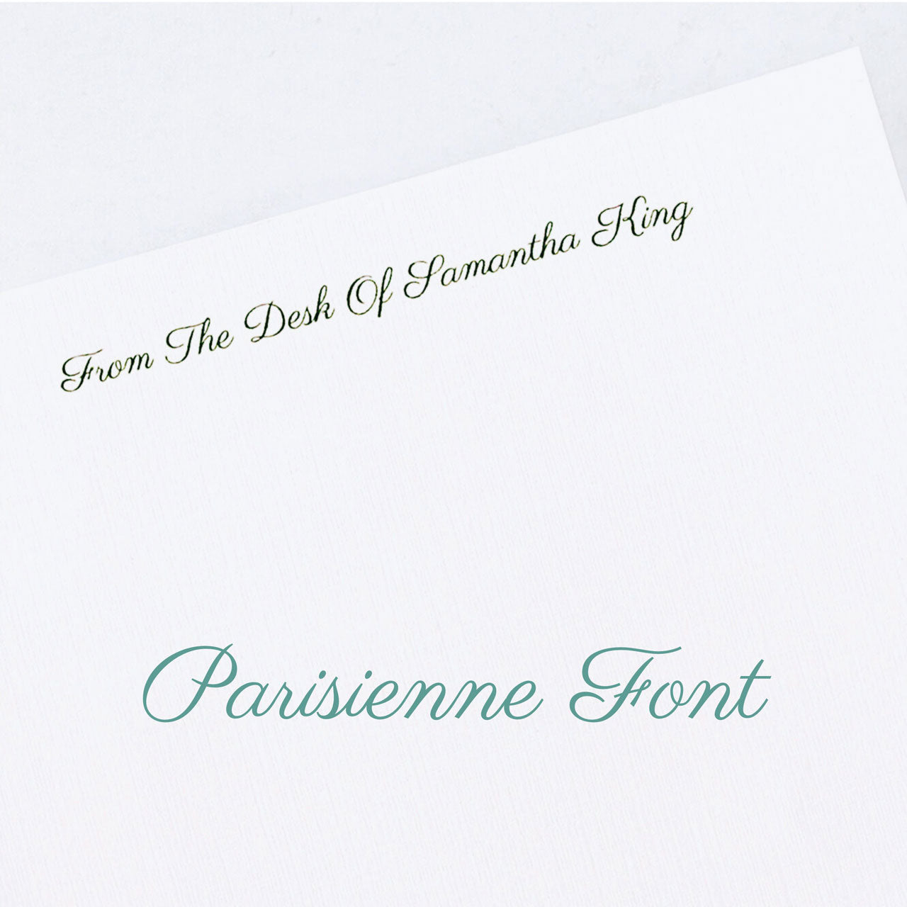 Personalized Paris Desktop Notepad