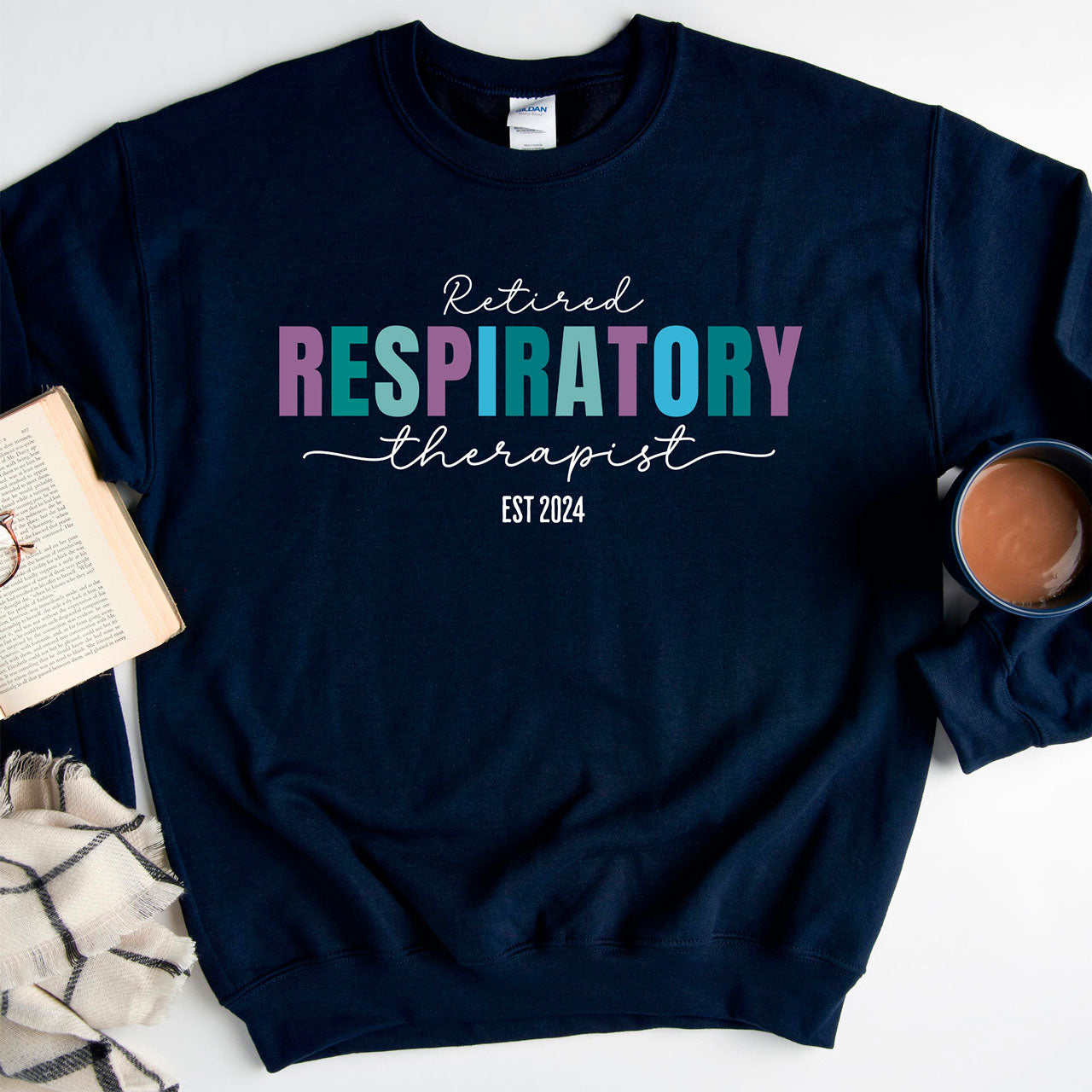 Custom Retired Respiratory Therapist Sweatshirt