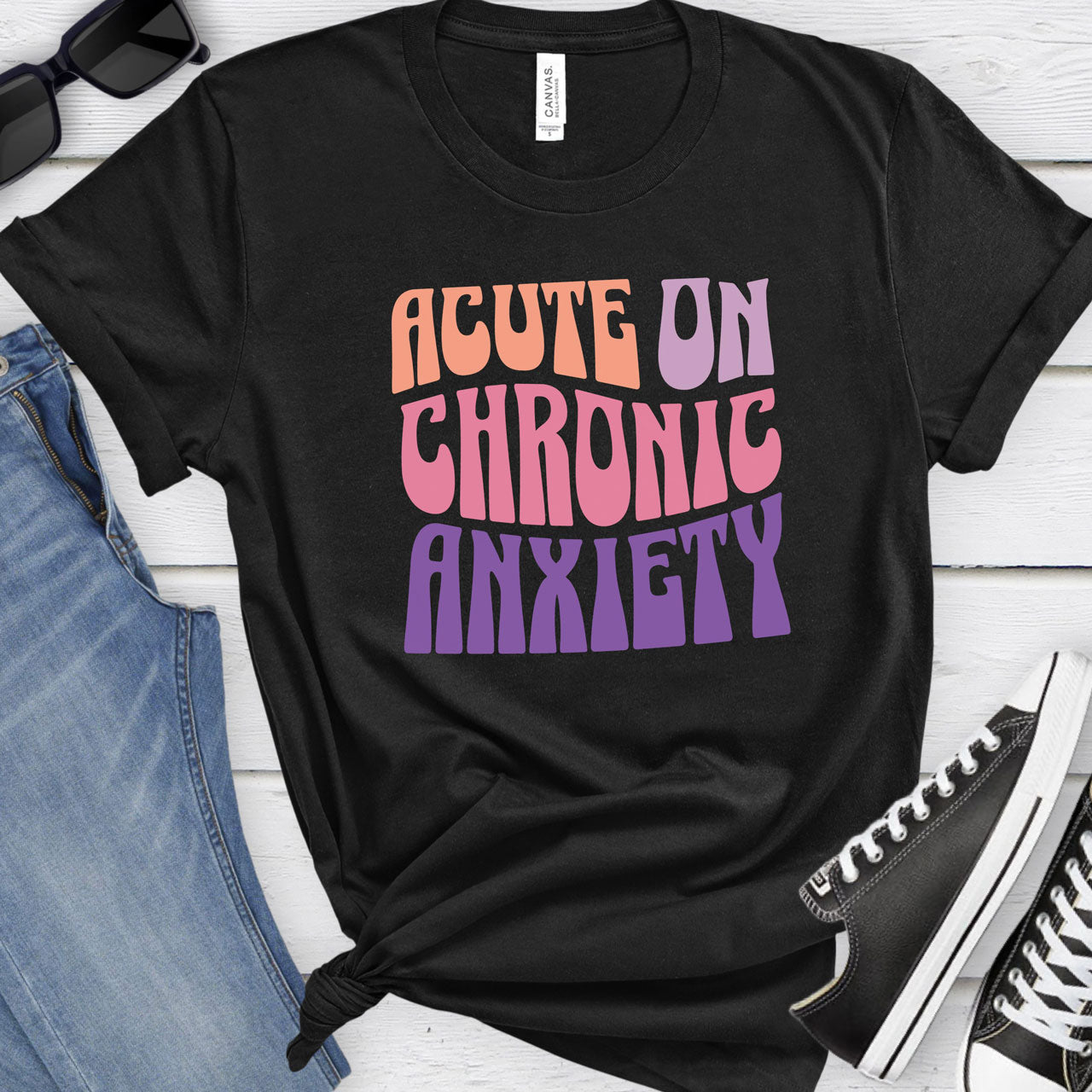Anxiety Tee | Pink