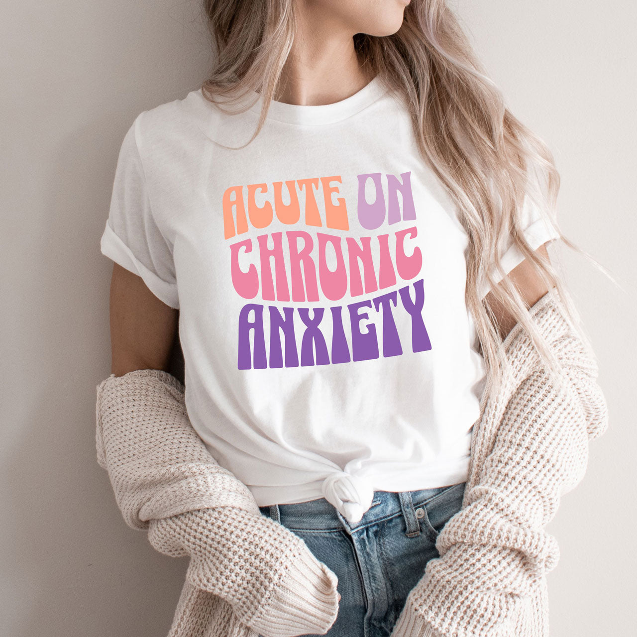 Anxiety Tee | Pink
