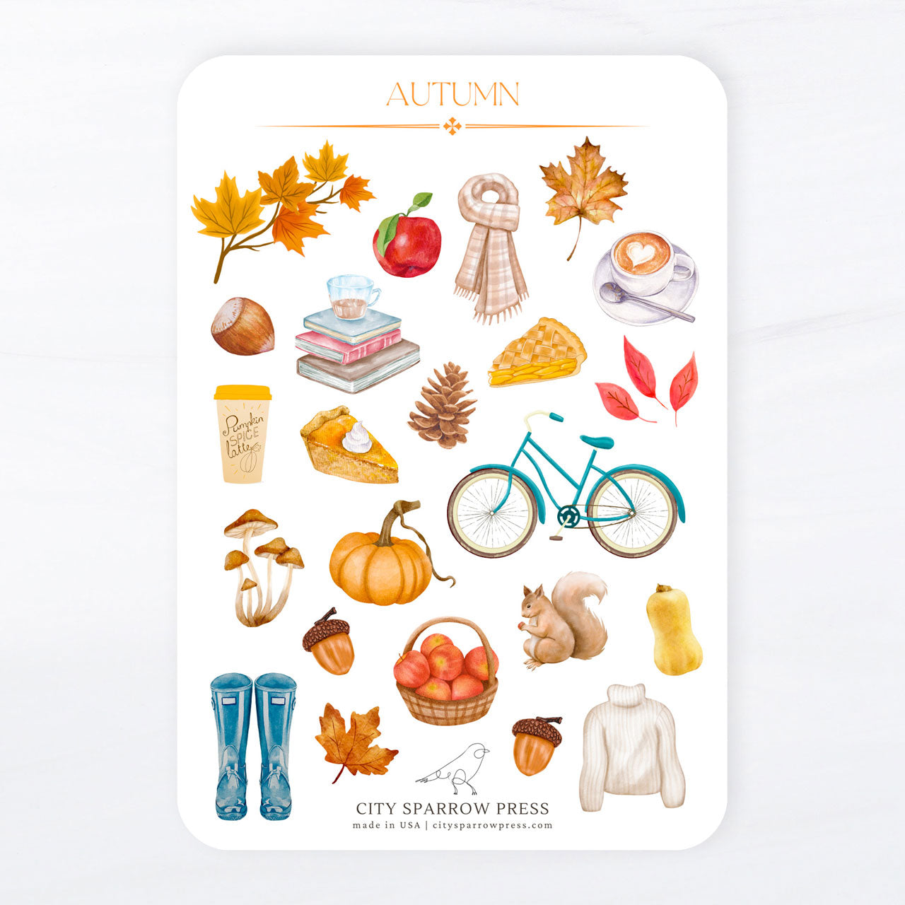 Autumn Sticker Sheet