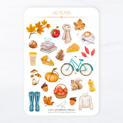Autumn Sticker Sheet