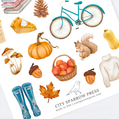 Autumn Sticker Sheet