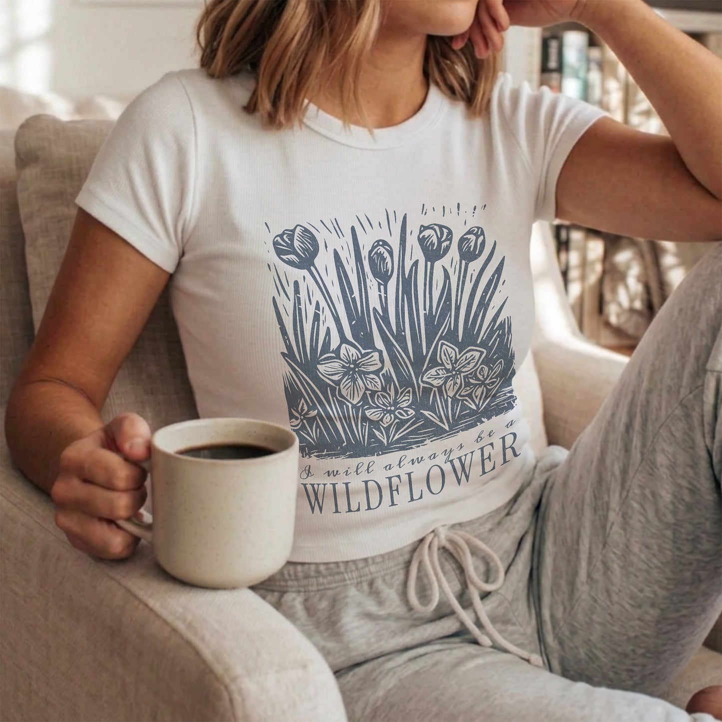 I Will Always be a Wildflower Women's Baby Tee
