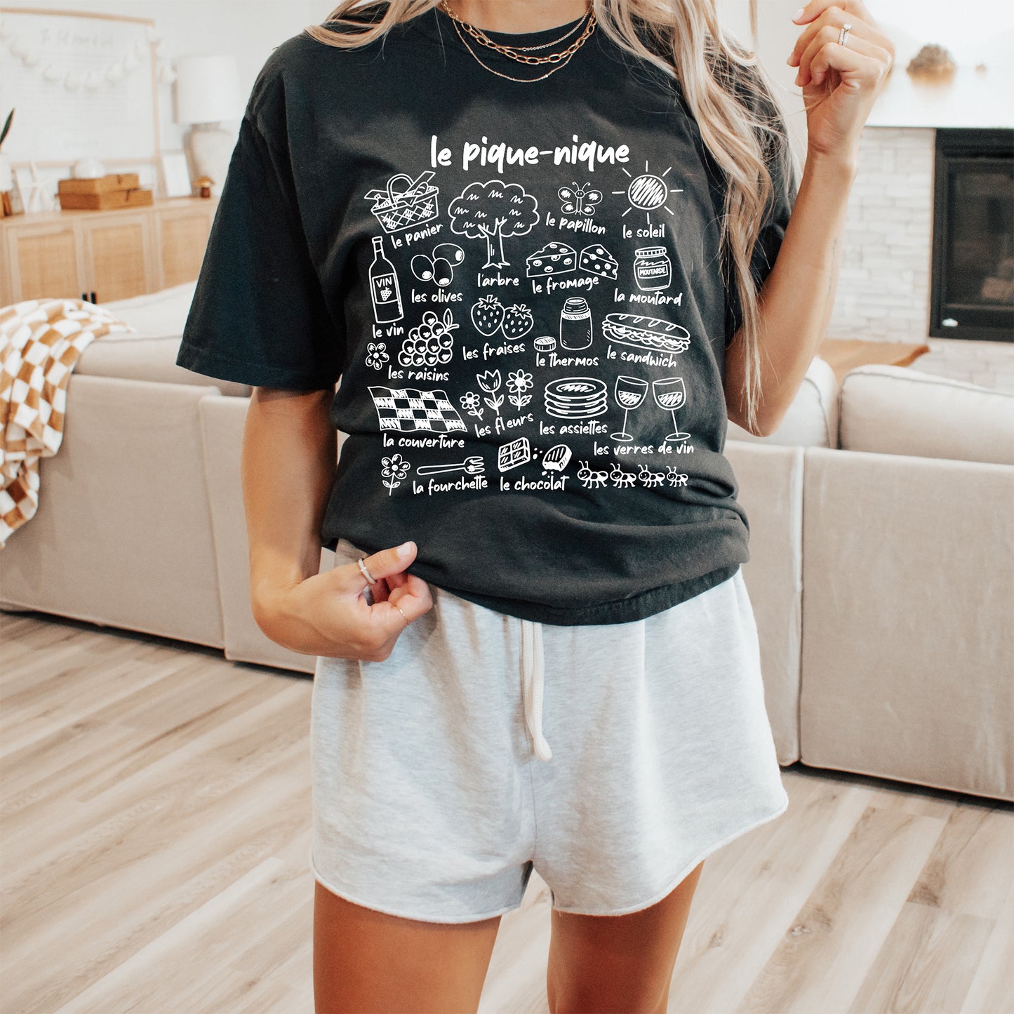 French Picnic Tee Shirt