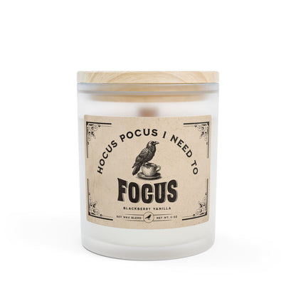 Hocus Pocus Hand Poured Frosted Glass Candle | 11oz