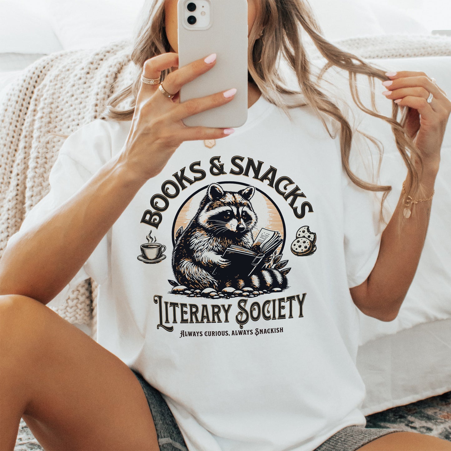 Books & Snacks Tee Shirt