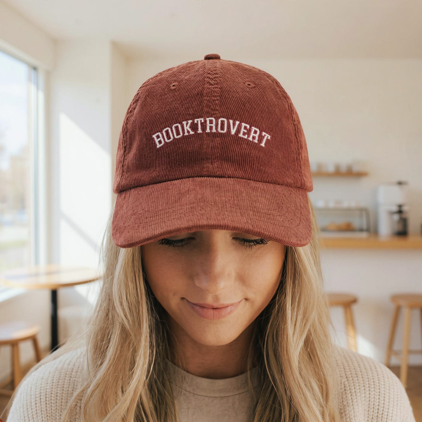 Booktrovert Embroidered Cap