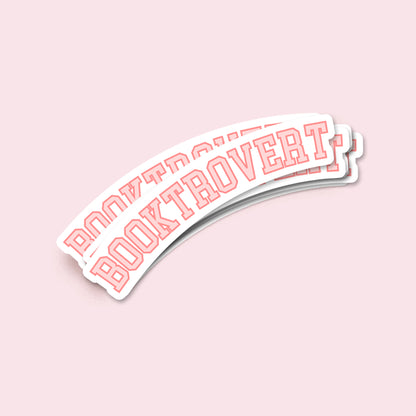 Booktrovert Vinyl Decal Sticker