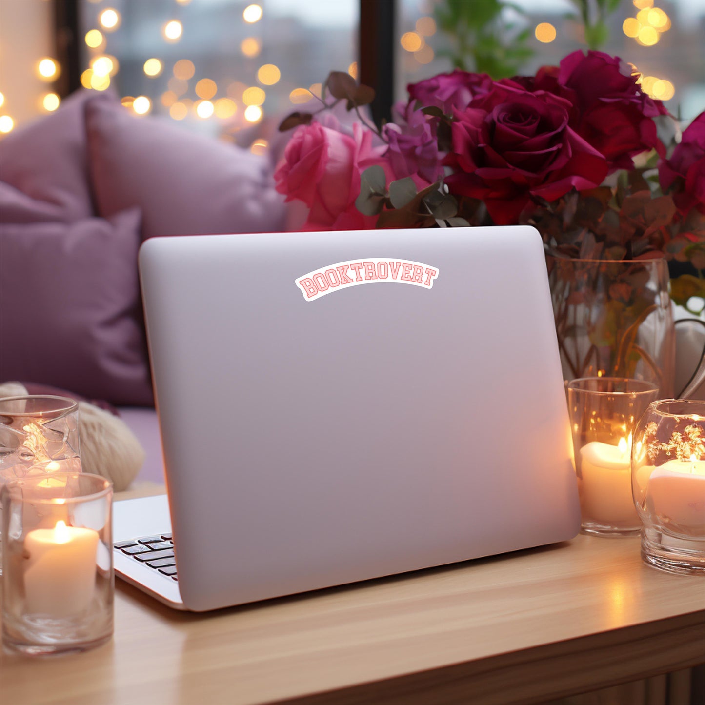 Booktrovert Vinyl Decal Sticker