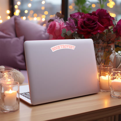 Booktrovert Vinyl Decal Sticker