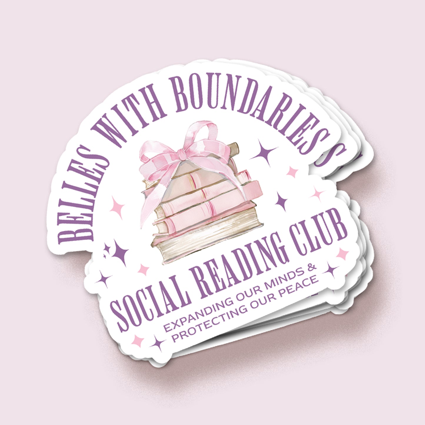 Belles With Boundaries Sticker