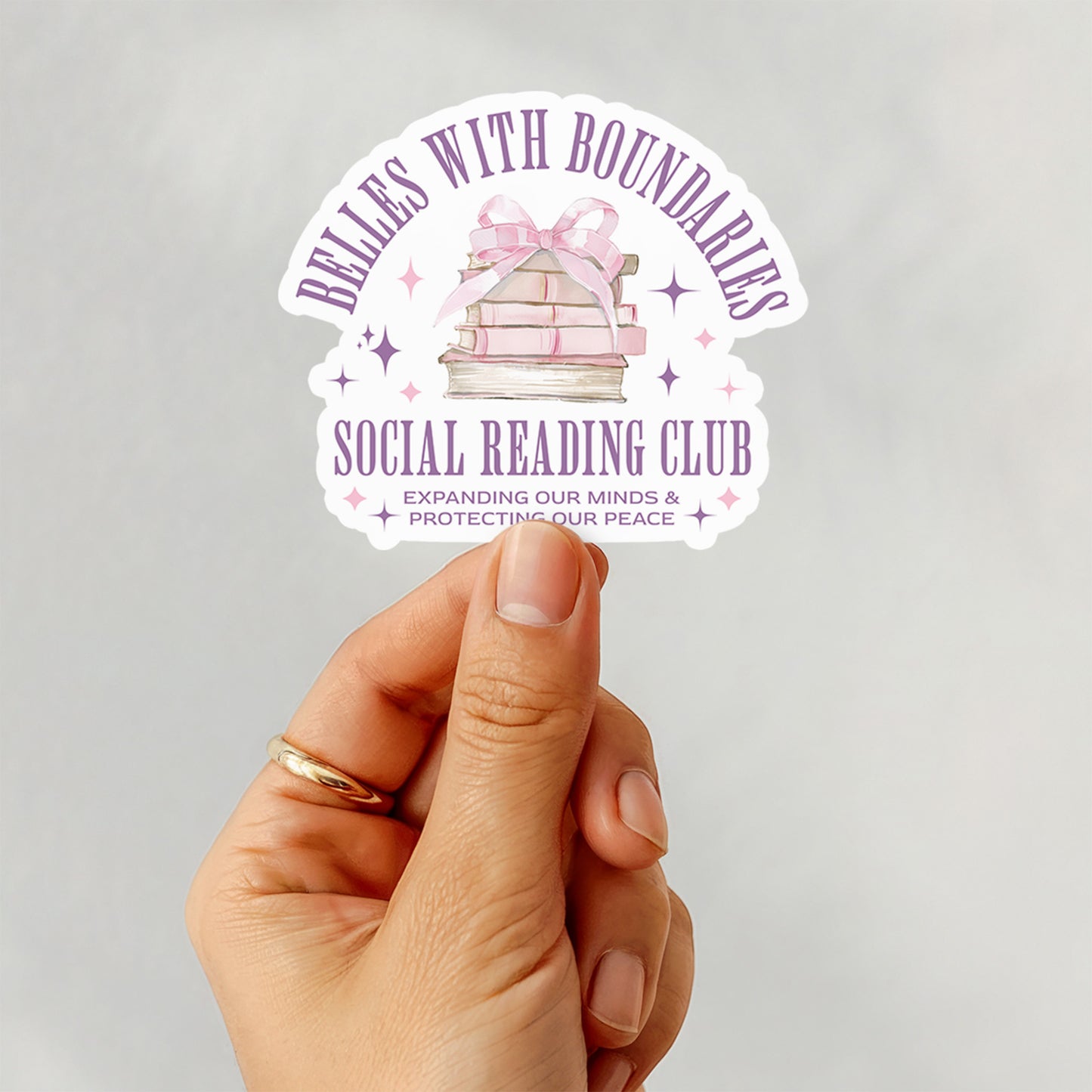 Belles With Boundaries Sticker