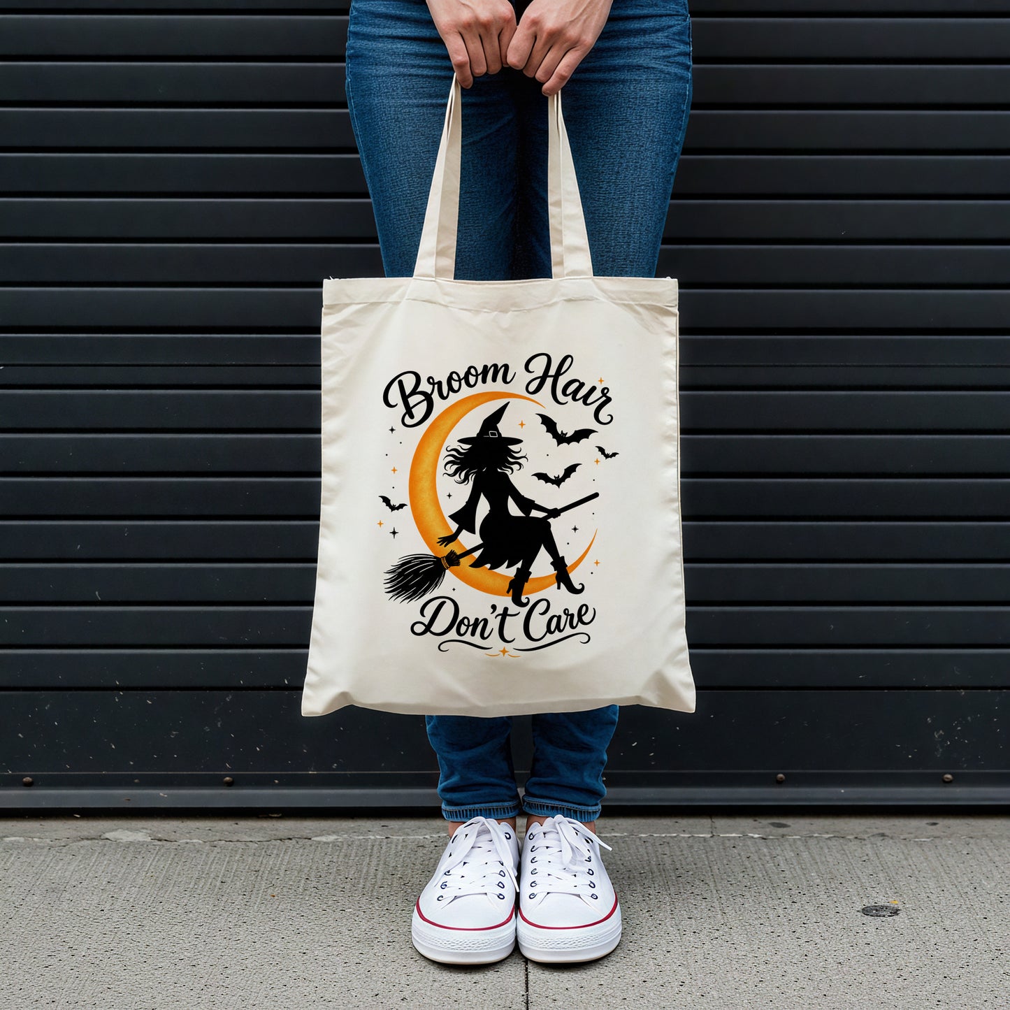 Broom Hair Don't Care Tote Bag