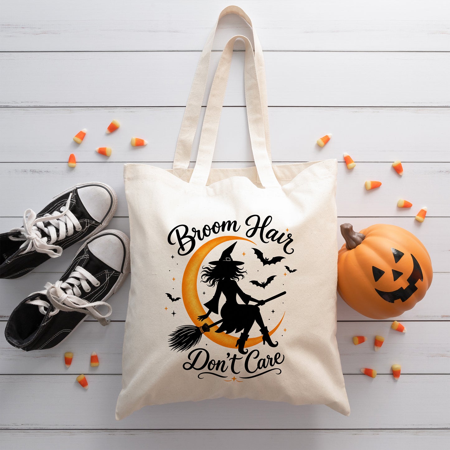 Broom Hair Don't Care Tote Bag