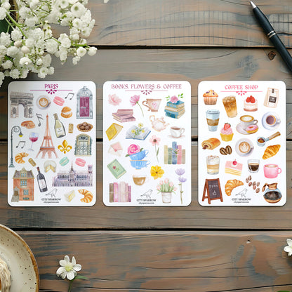 Sticker Sheet Pack of 3 | Choose Your Favorites