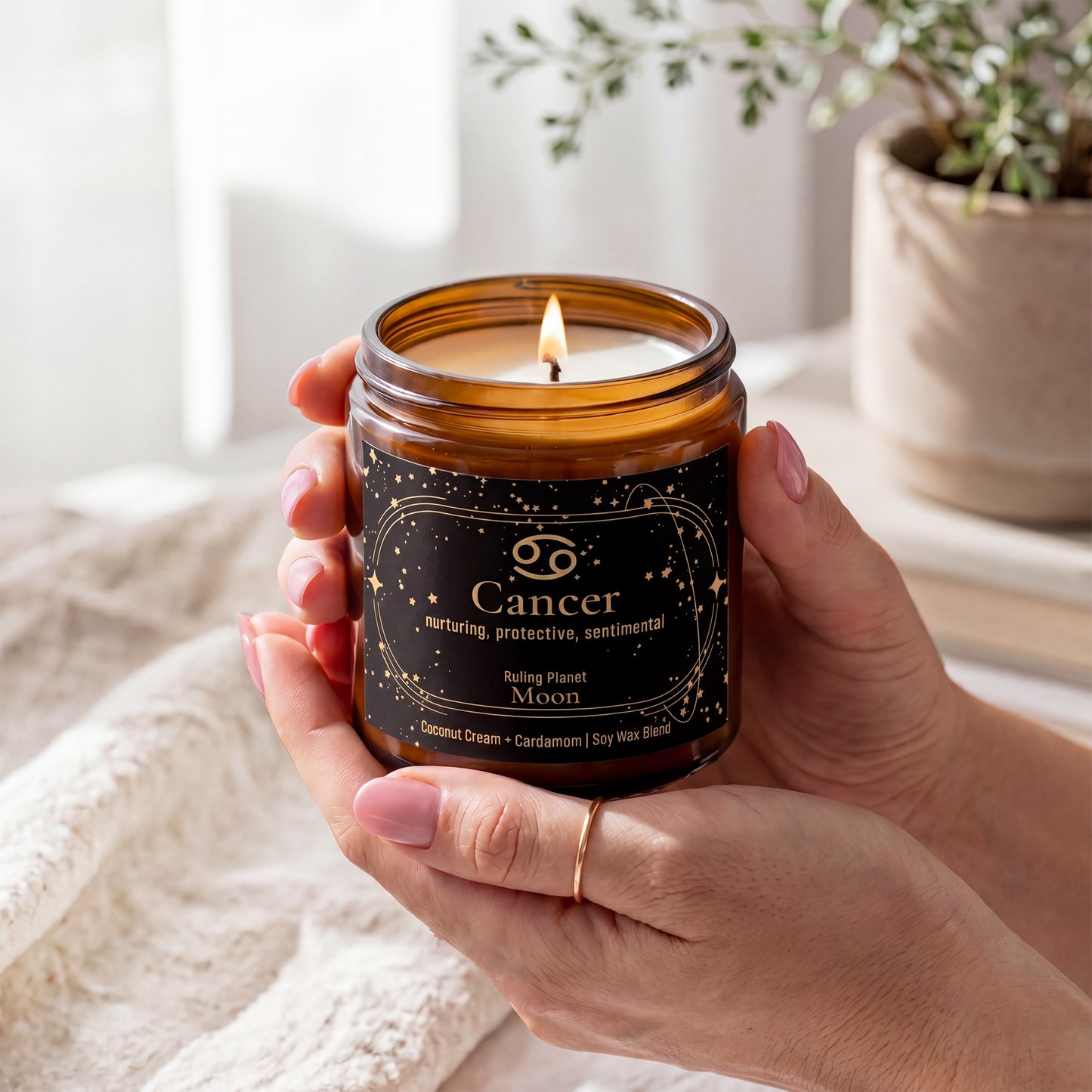 Cancer Zodiac Candle