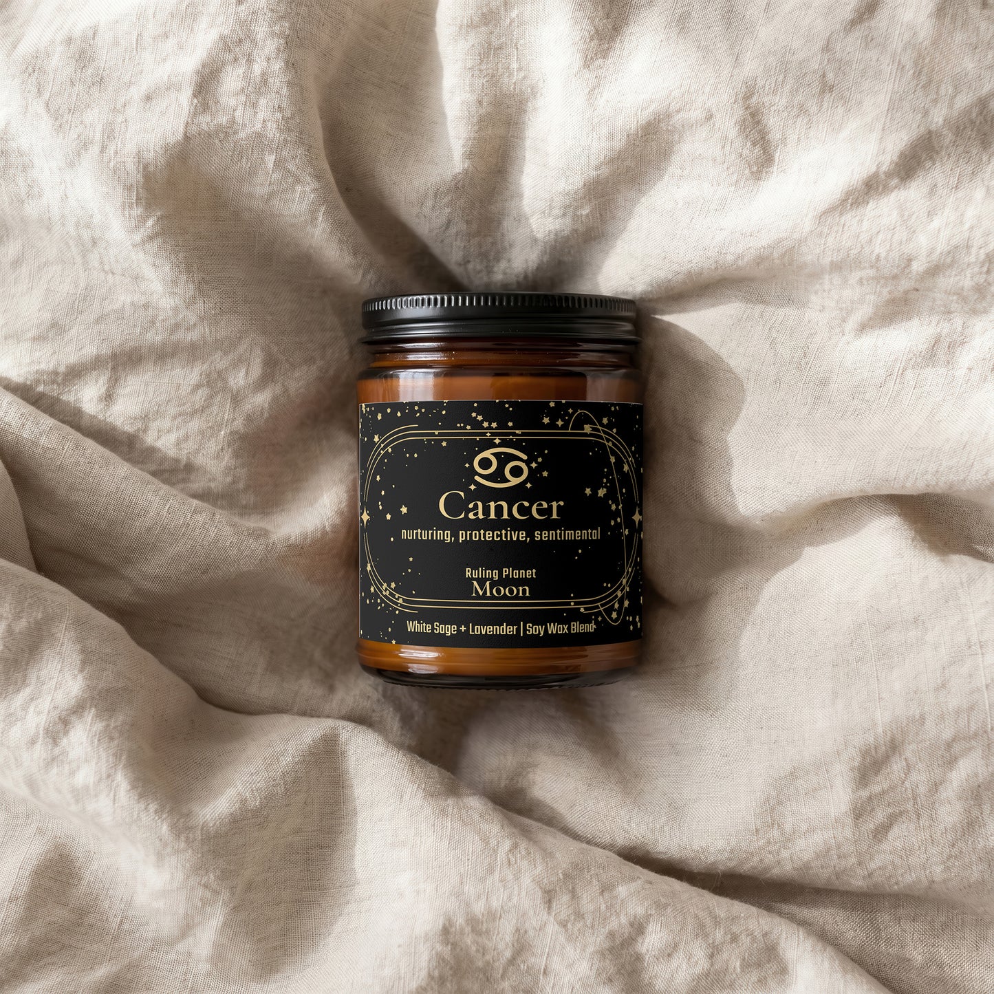 Cancer Zodiac Candle